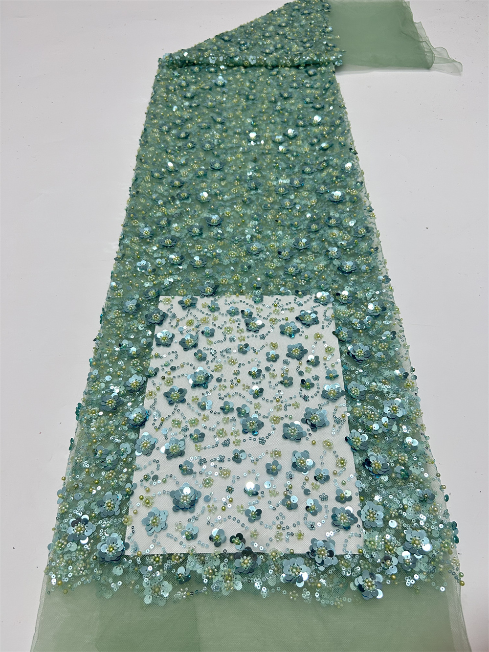Sewing Net - Beautiful African Nigerian Beaded Lace Fabric
