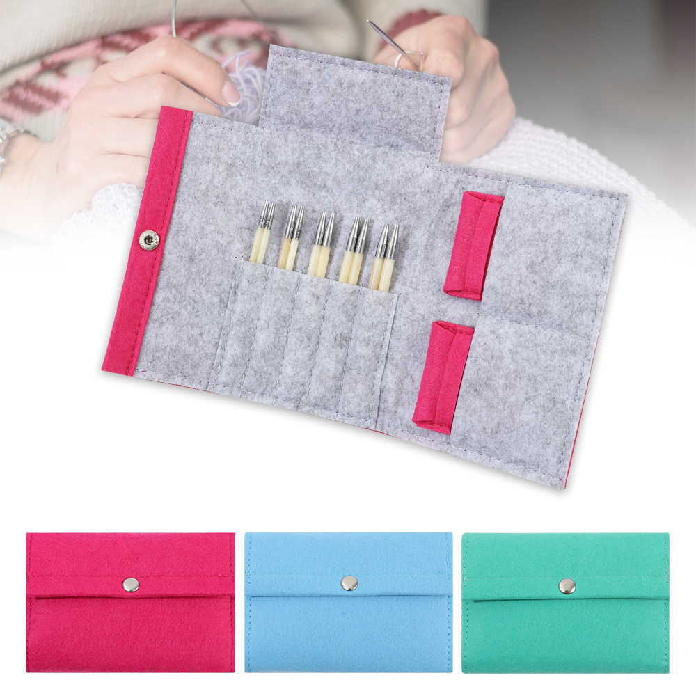 Sewing Tas - Circular Crochet Hooks Storage Bag Knitting