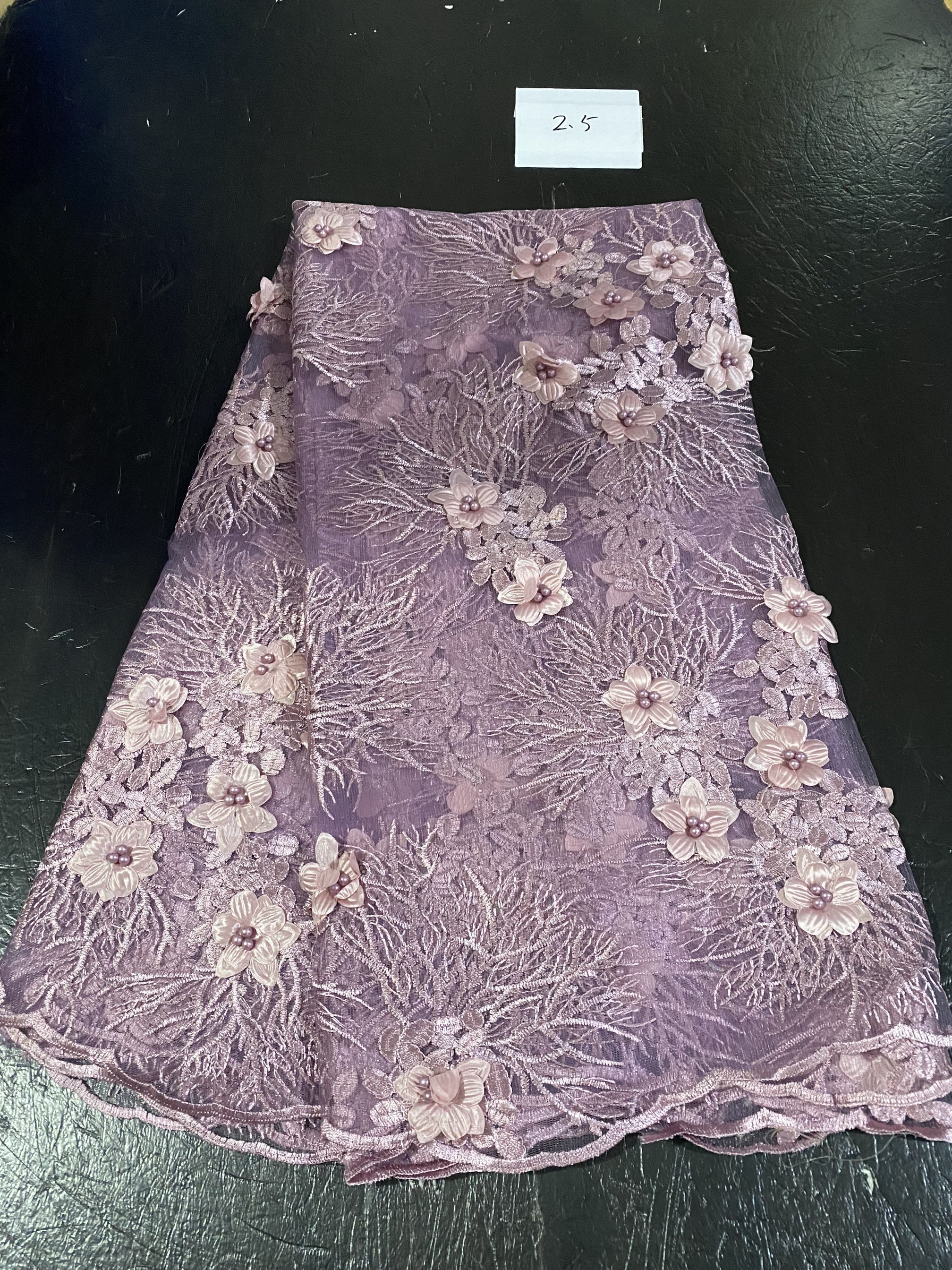 Sewing Net - New Nigerian Tulle Lace African Beaded