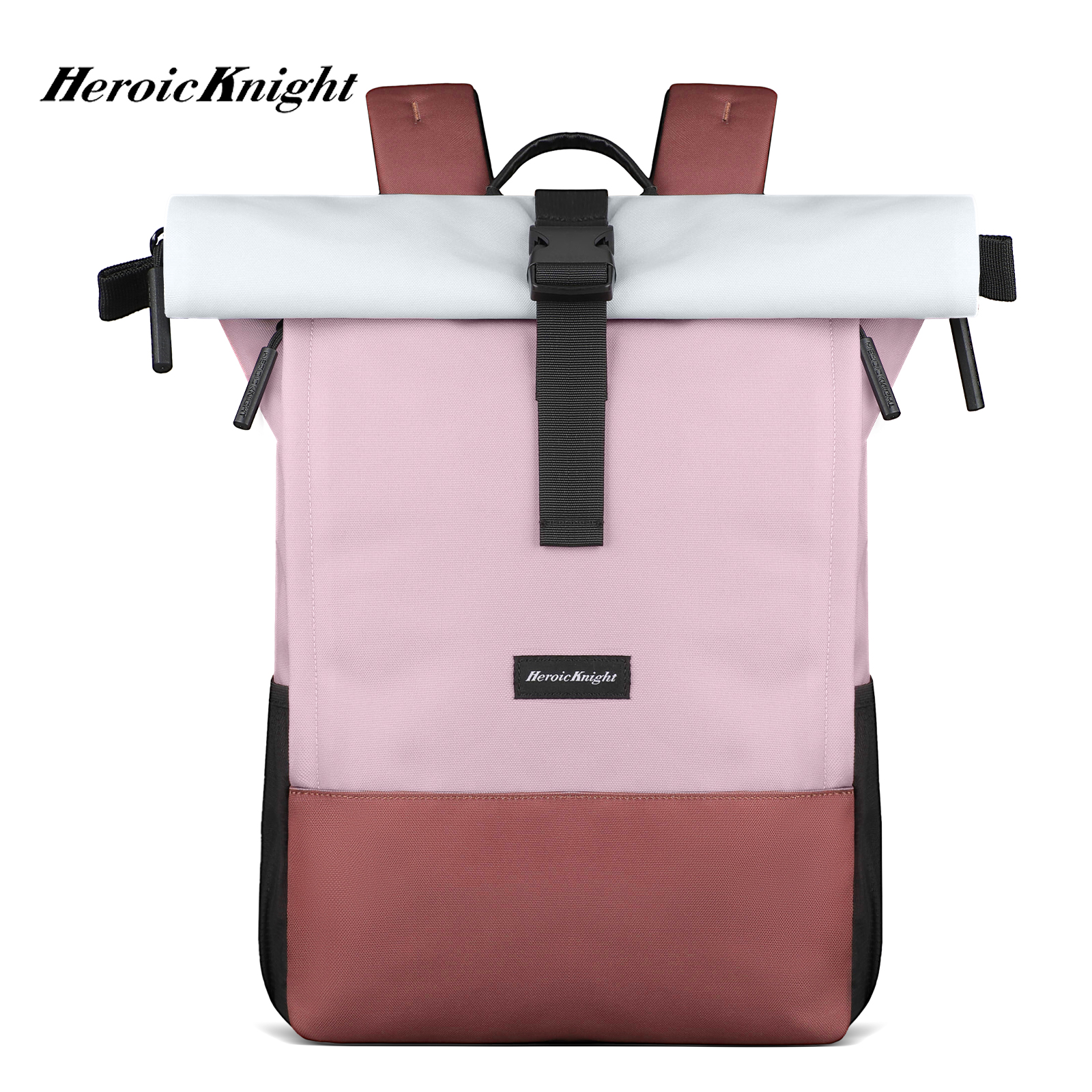 Sewing Zipper - Heroic Knight Casual Travel Backpack Rolltop