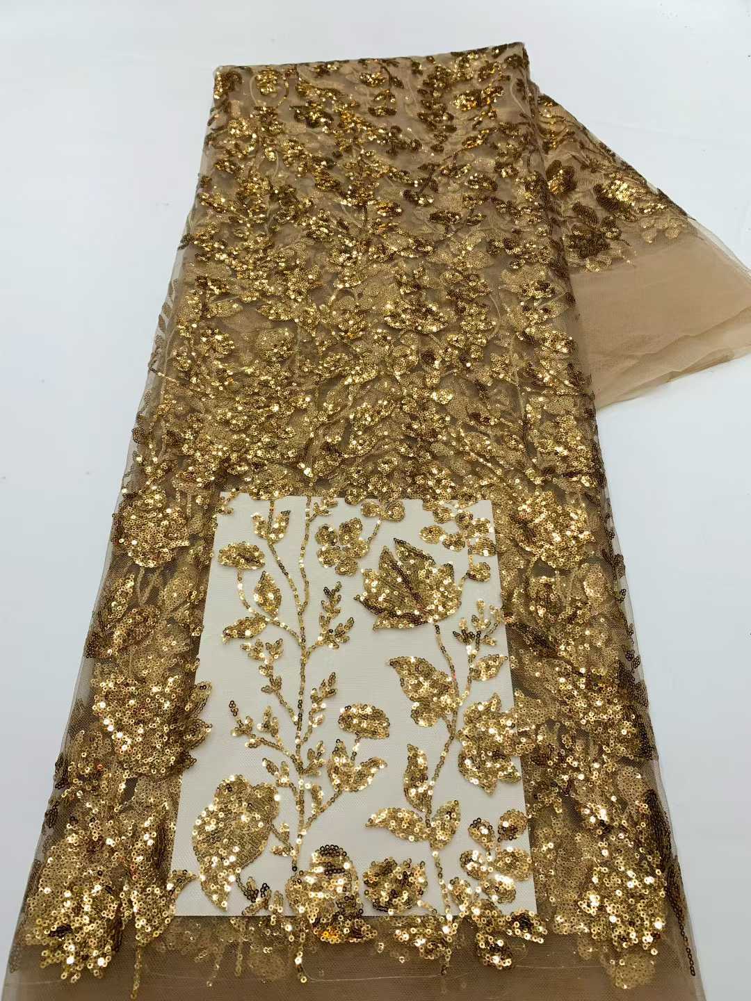 African Lace Fabric With Sequi - Sewing Net avis et prix