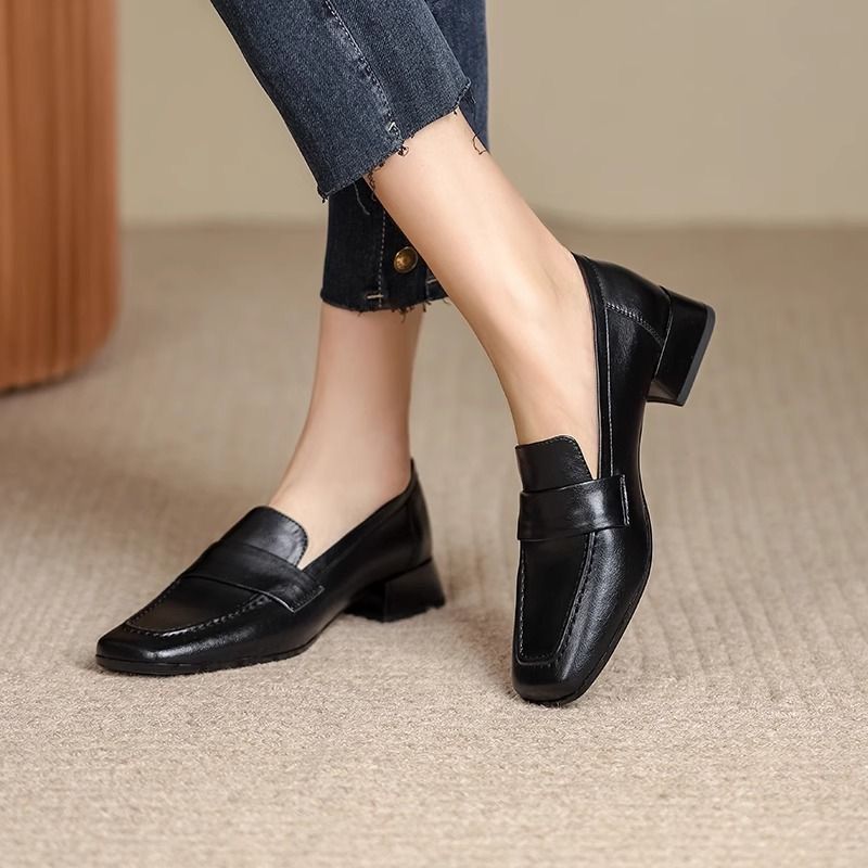 Women's Soft Leather Loafers 2 - Sewing Latex avis et prix