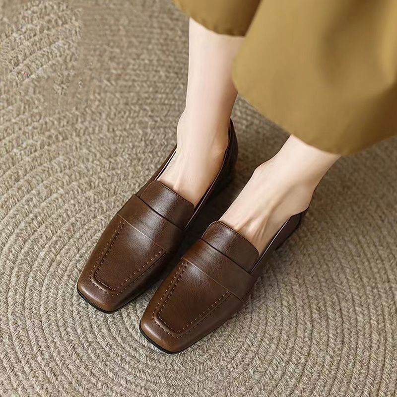 Women's Soft Leather Loafers 2 - Sewing Latex avis et prix