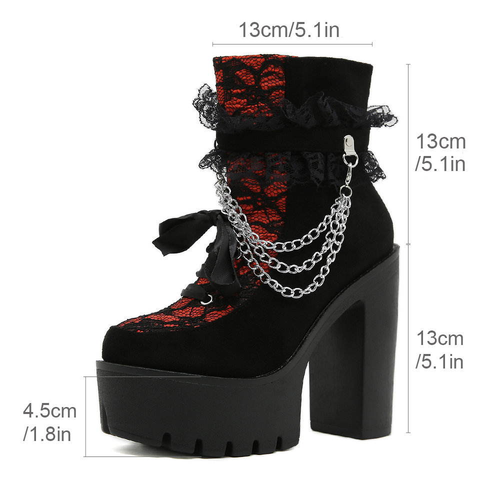 Gdgydh Vintage Gothic Lace Ank - Sewing Zipper avis et prix