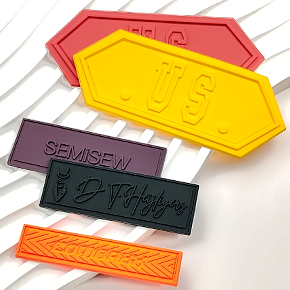 Recycled Custom PVC Patch Sili - Sewing Labels avis et prix