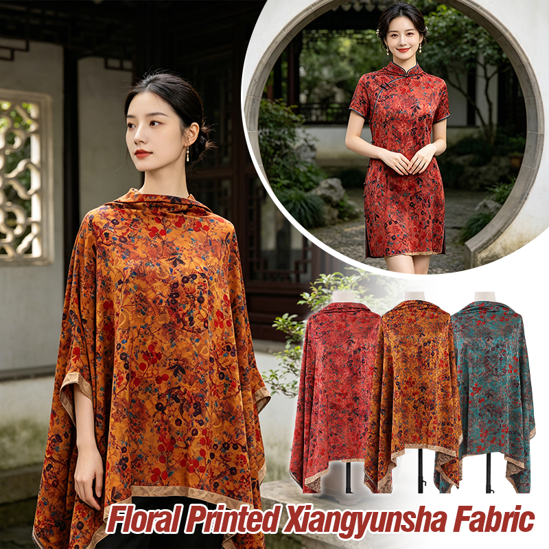 1m Floral Printed Fabric Imita - Sewing And Textile avis et prix