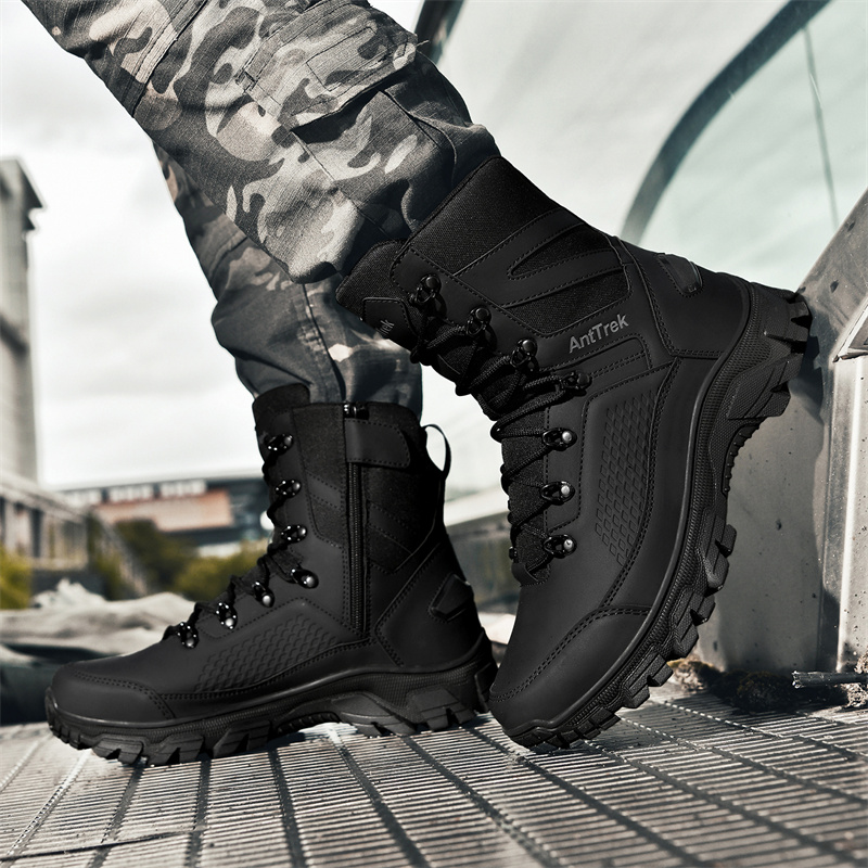 New Men Tactical Boots Hunting - Sewing Net avis et prix