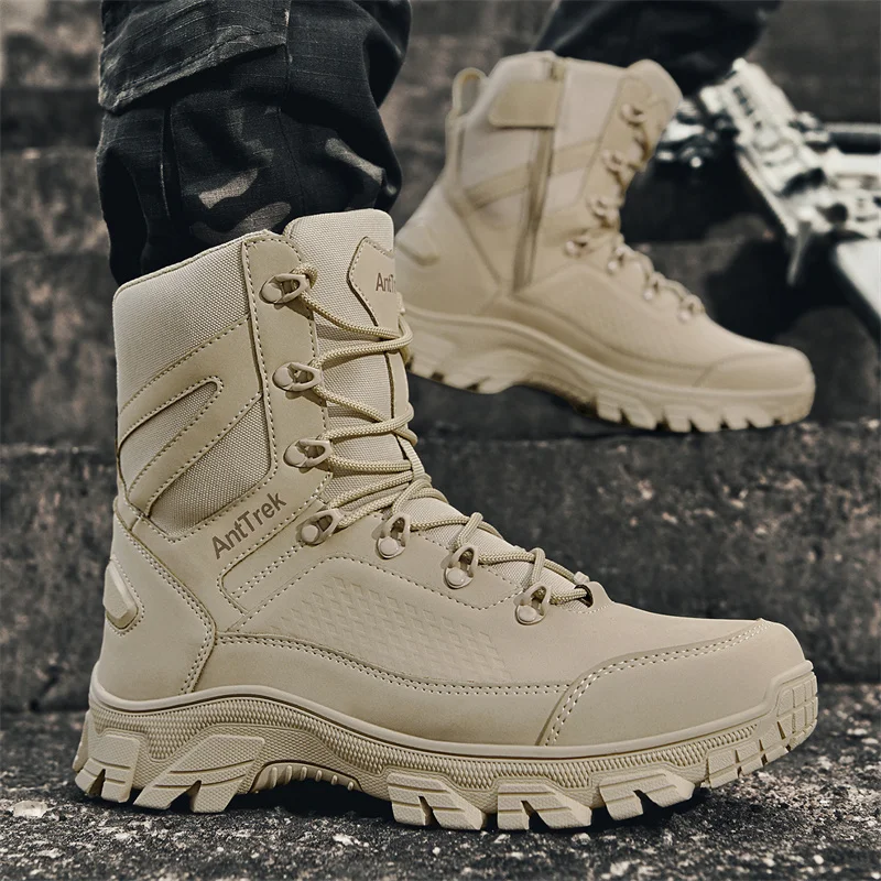 New Men Tactical Boots Hunting - Sewing Net avis et prix