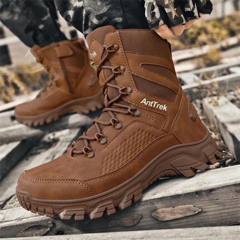 New Men Tactical Boots Hunting - Sewing Net avis et prix