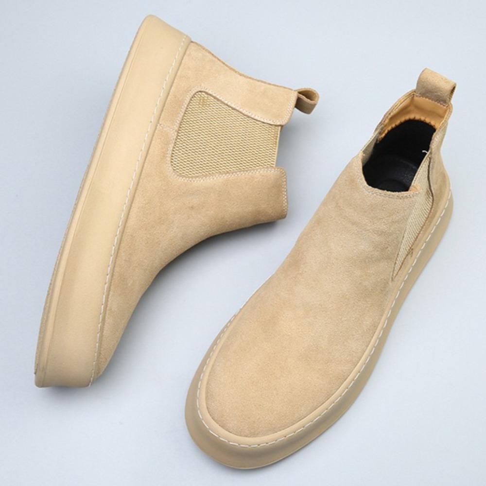 Leather Chelsea Boots for Man  - Sewing Latex avis et prix