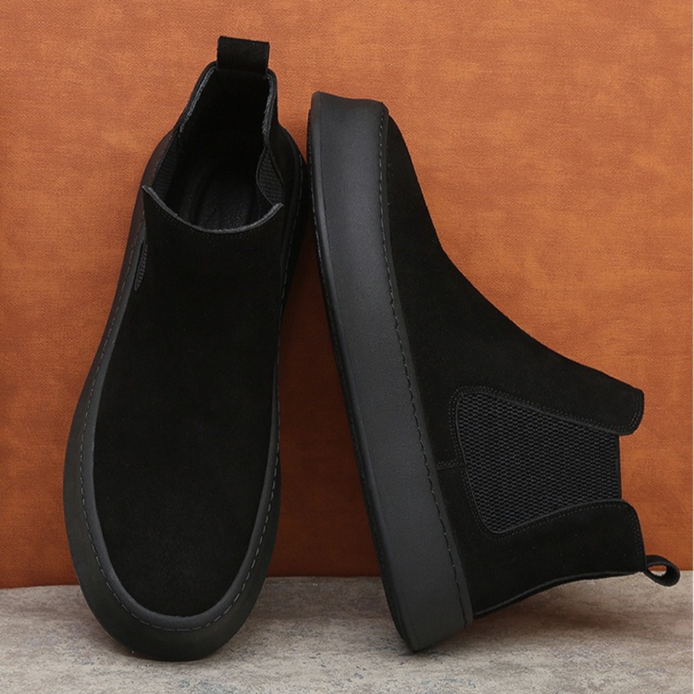 Leather Chelsea Boots for Man  - Sewing Latex avis et prix