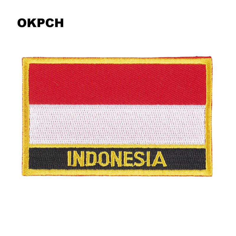 Indonesia Flag Embroidery Patc - Sewing Indonesia avis et prix