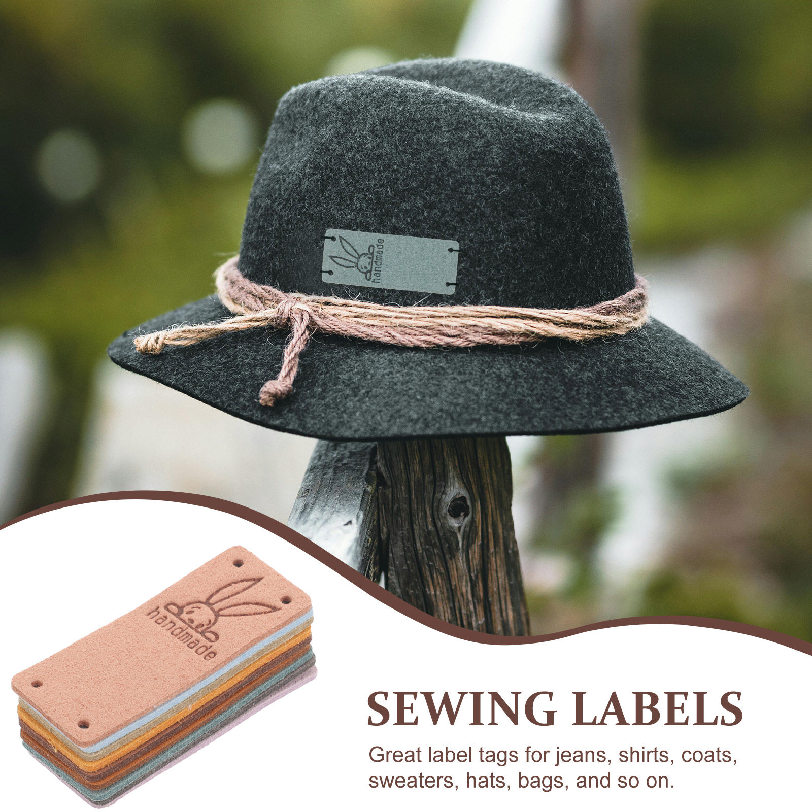 50Pcs Premium Suede Sewing Lab - Sewing Labels avis et prix