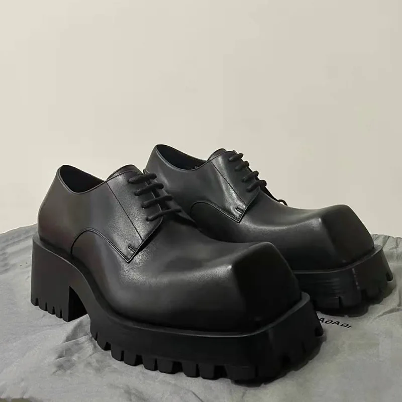 Men's Loafers Leather Motorcyc - Sewing Latex avis et prix