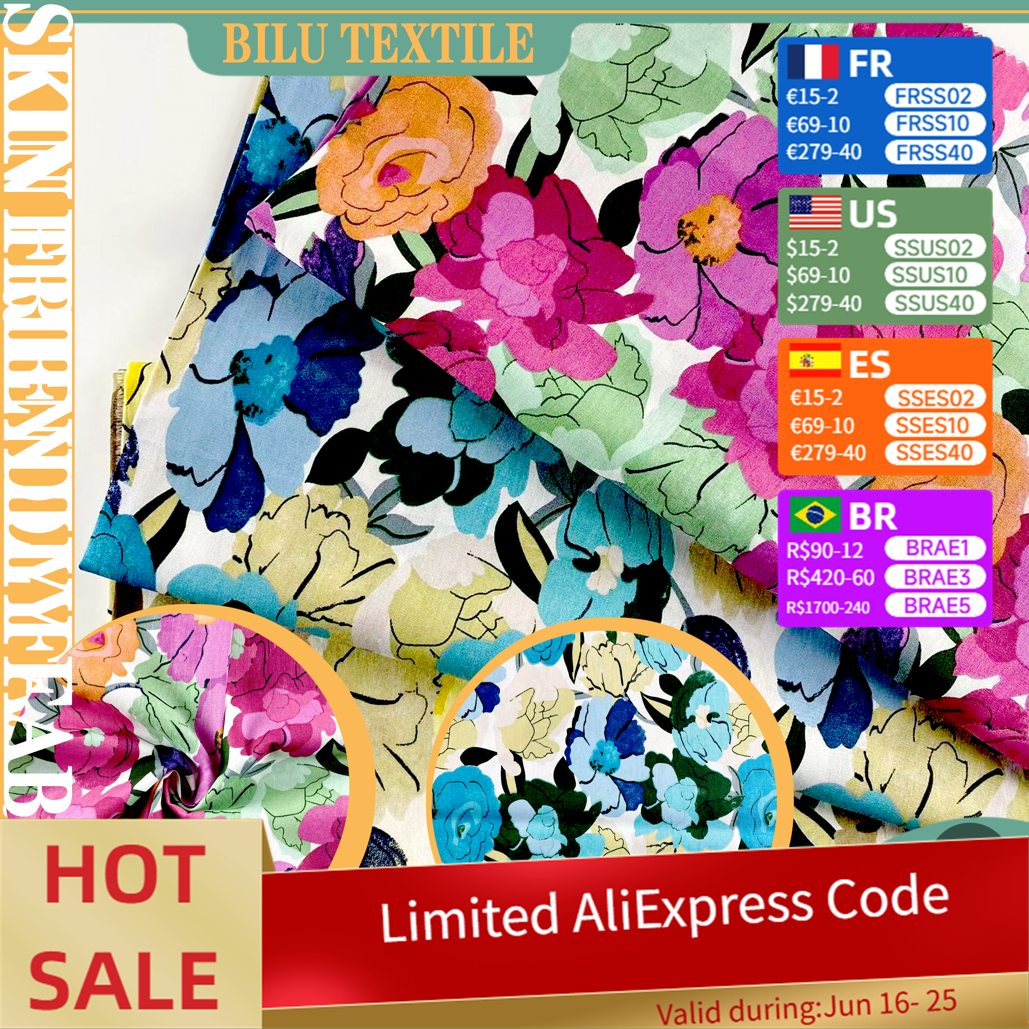 100% Cotton Fabric - Handmade  - Sewing And Textile avis et prix