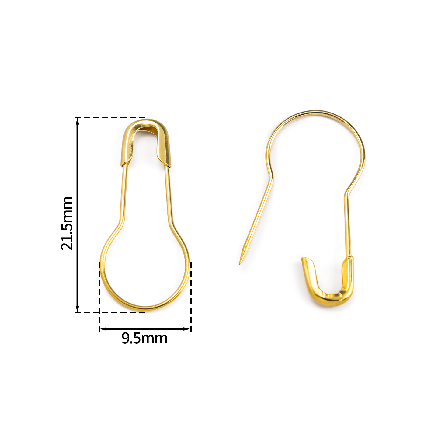 100Pcs/Lot Metal Gourd Safety  - Sewing Necessities avis et prix