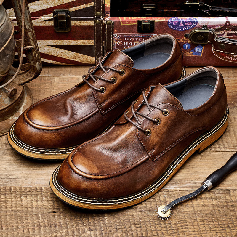 Genuine Leather Brogue Shoes L - Sewing Latex avis et prix