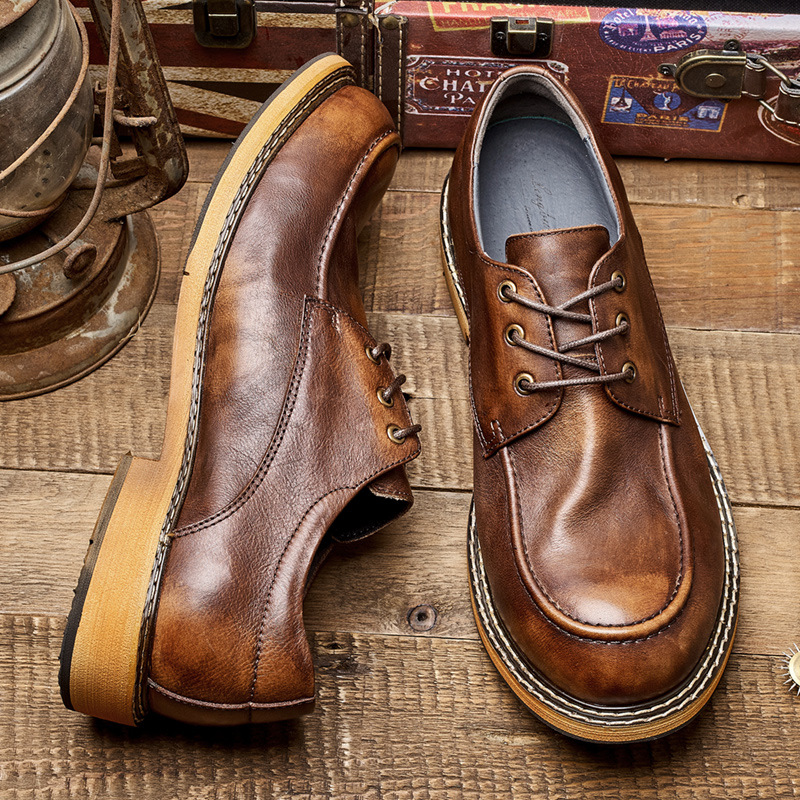Genuine Leather Brogue Shoes L - Sewing Latex avis et prix