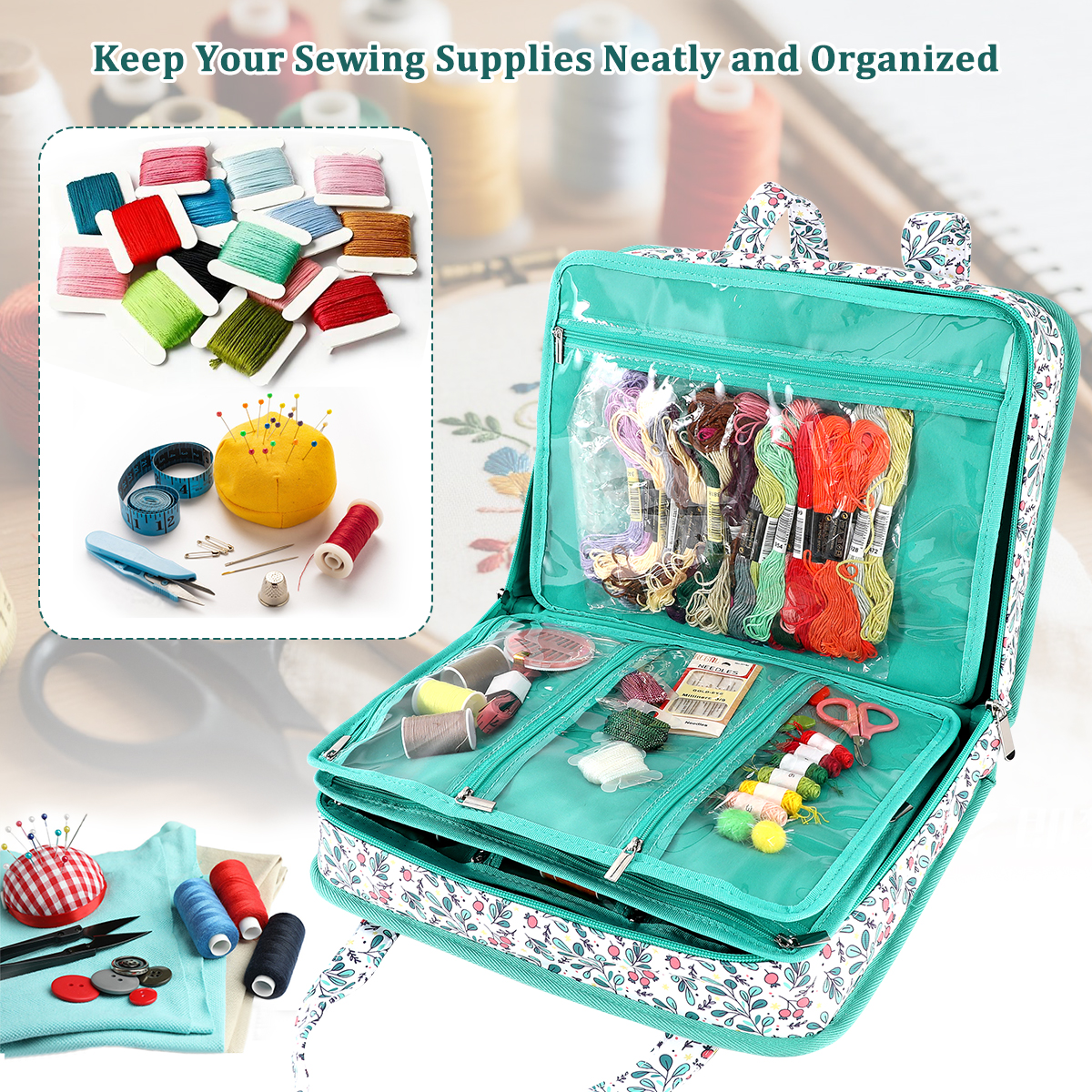 Embroidery Tools Kit Storage B - Sewing Tas avis et prix