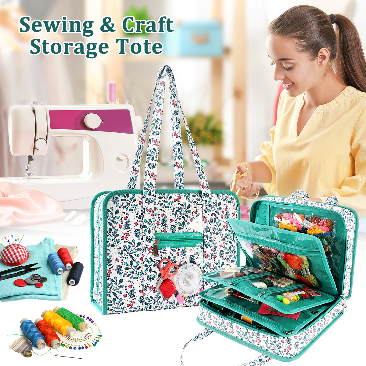 Embroidery Tools Kit Storage B - Sewing Tas avis et prix