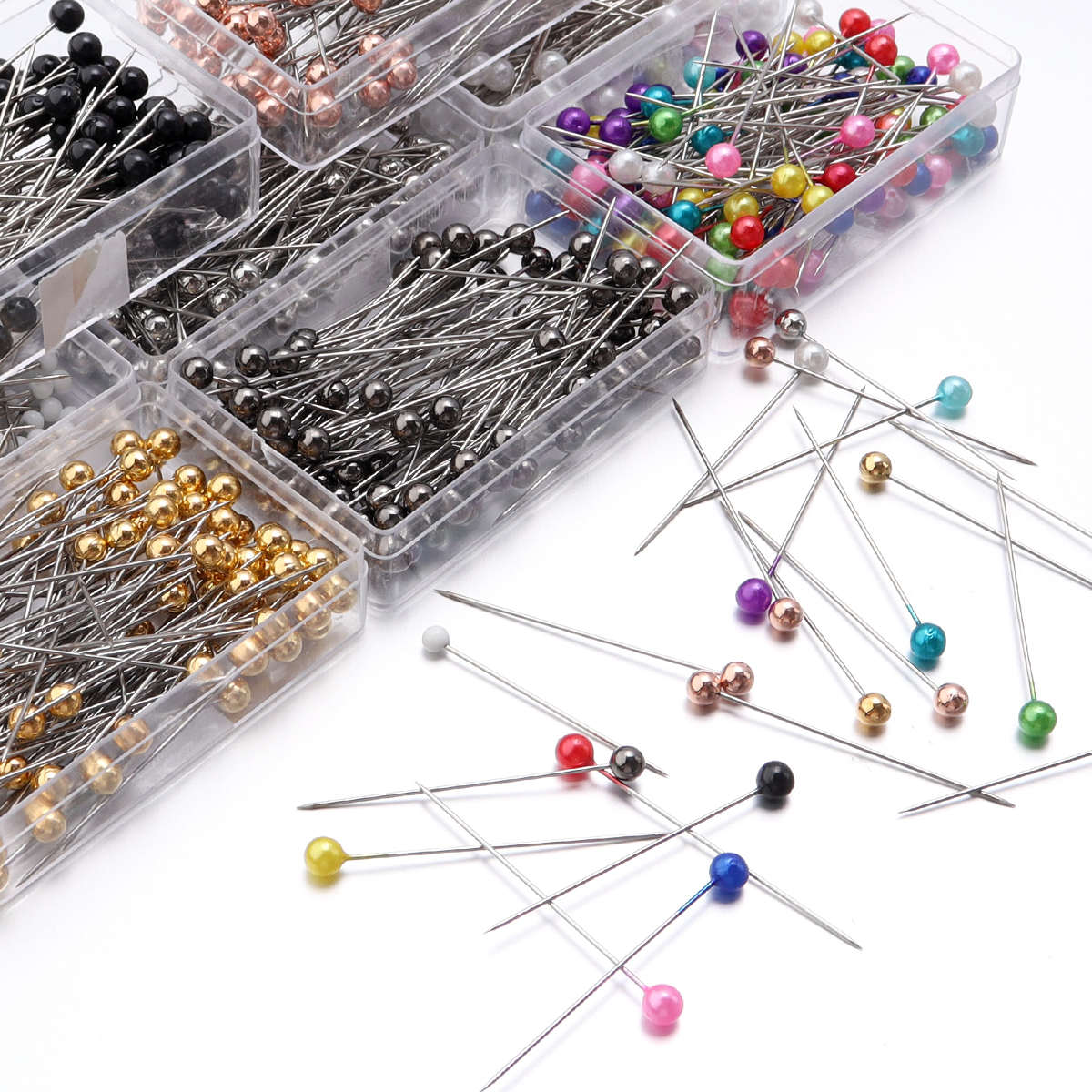 100Pcs Color Ball Head Pins St - Sewing Necessities avis et prix