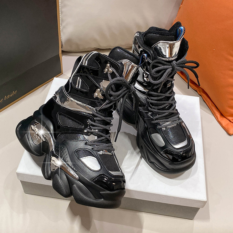 Fashion Women Chunky Platform  - Sewing Latex avis et prix