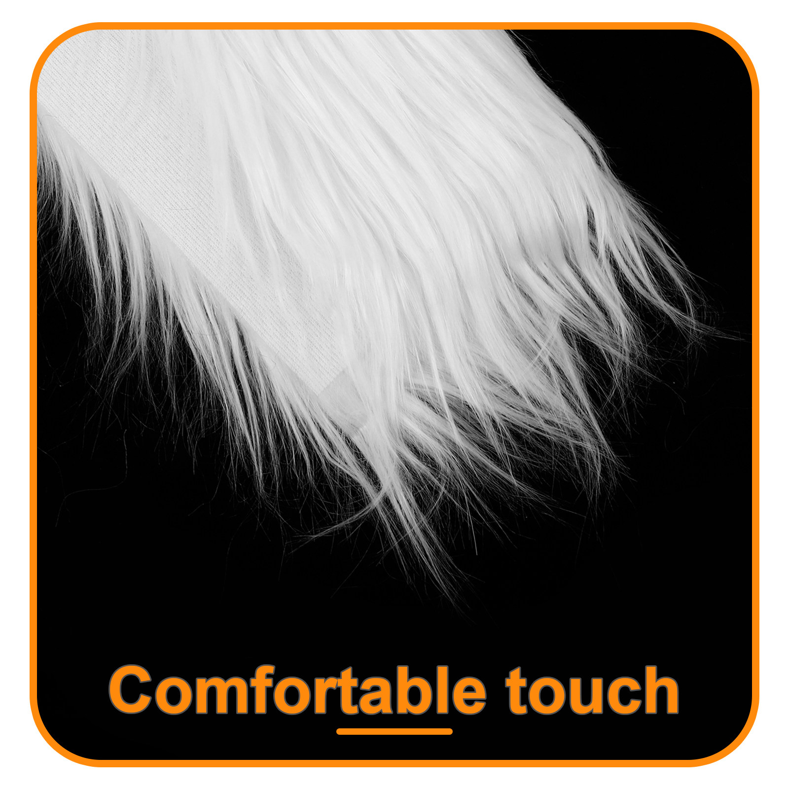 2Pcs Square Long Hair Faux Fab - Sewing And Textile avis et prix