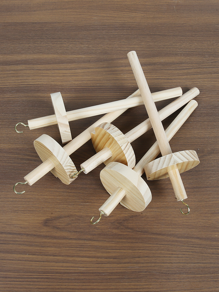 Wooden Spinning Mallet DIY Yar - Sewing And Textile avis et prix