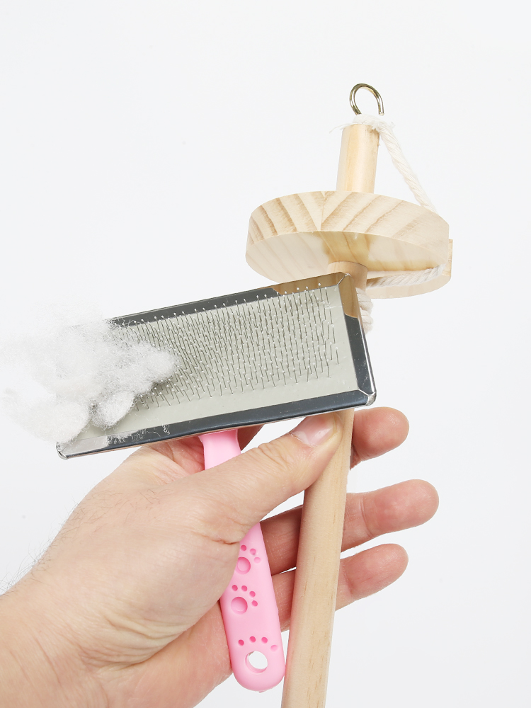 Wooden Spinning Mallet DIY Yar - Sewing And Textile avis et prix