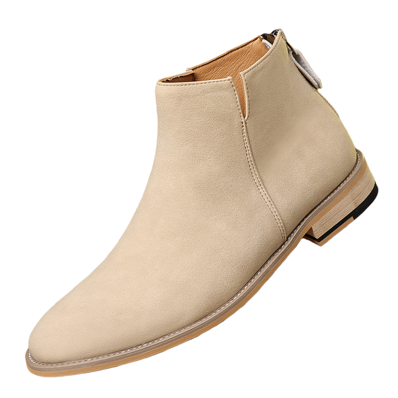Spring Autumn High-Top Leather - Sewing Zipper avis et prix