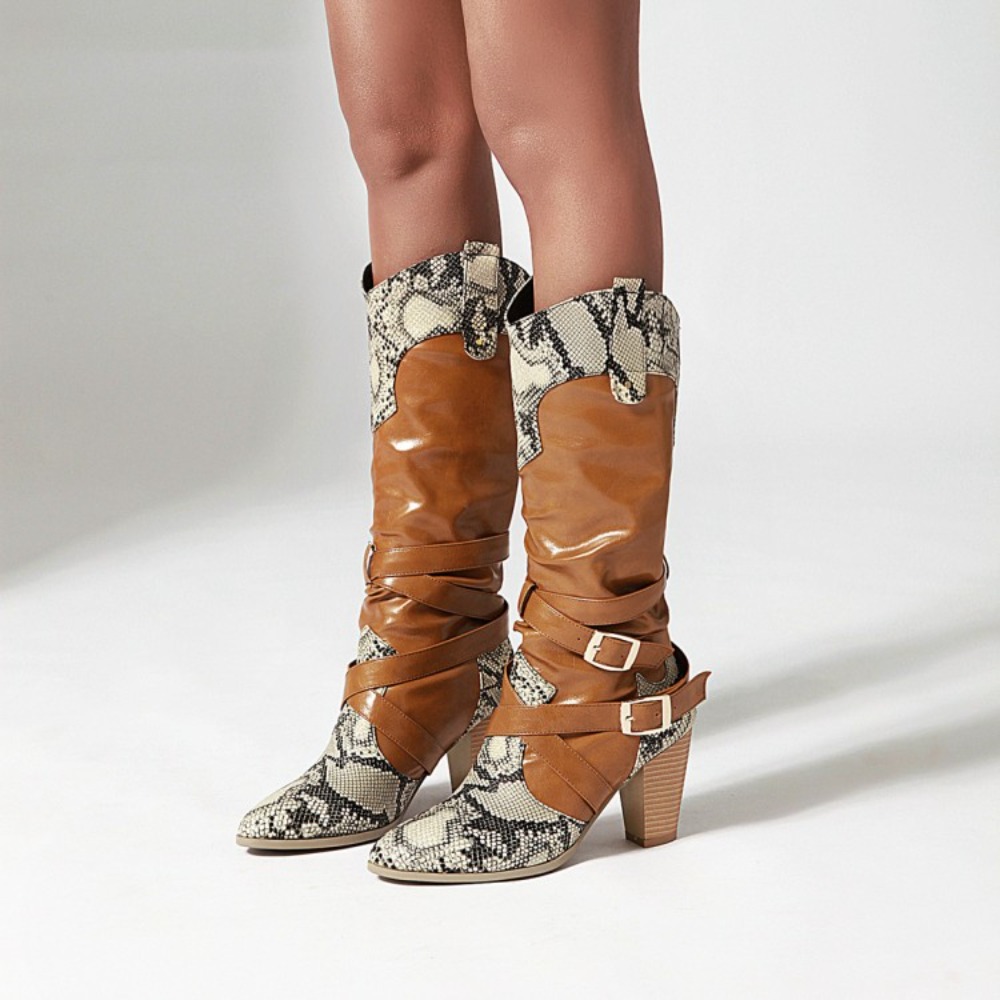 Knee High Boots Womens Shoes 2 - Sewing Zipper avis et prix