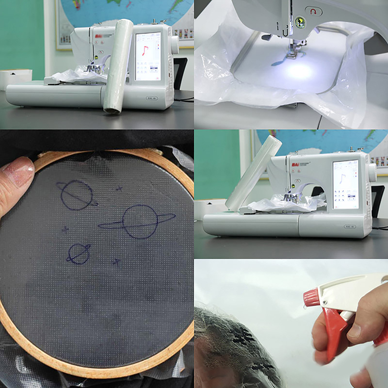 Water Soluble Embroidery Toppi - Textiles Sewing Machine avis et prix