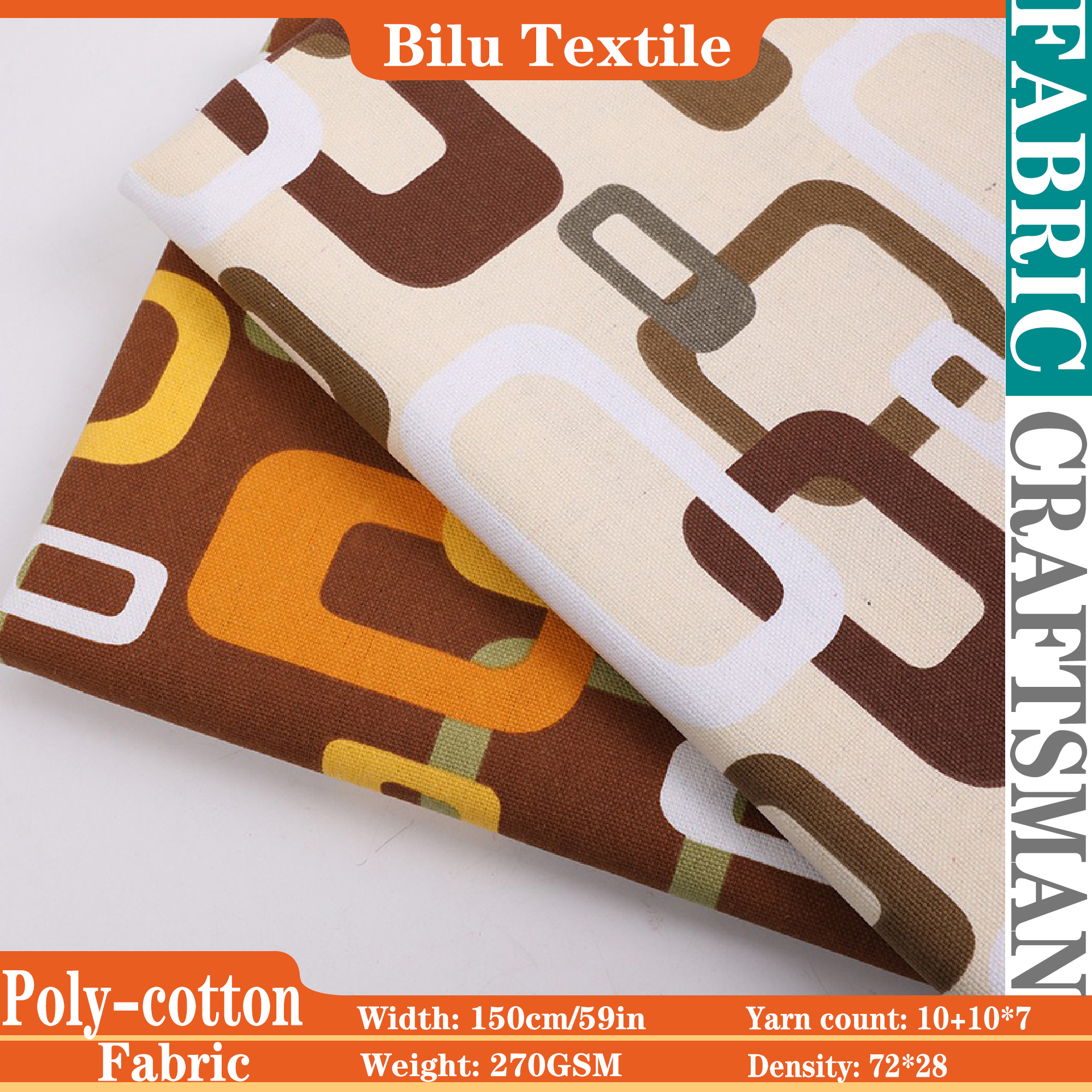 Poly-Cotton Canvas Fabric - De - Sewing And Textile avis et prix