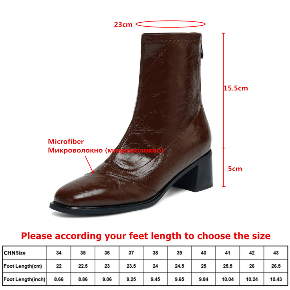 MILI-MIYA Fashion Square Toe W - Sewing Zipper avis et prix