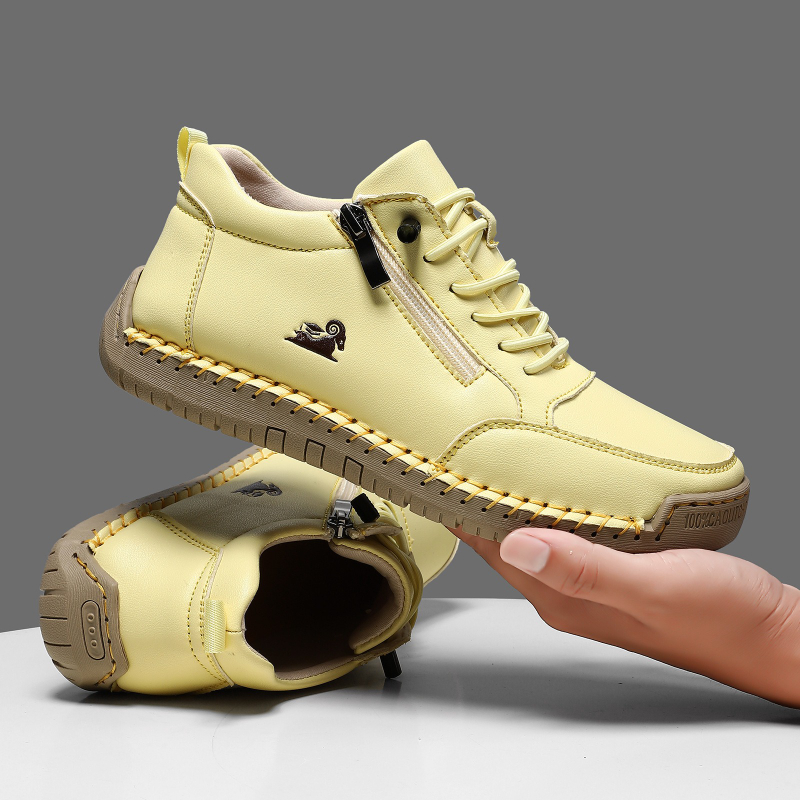 Women's Sneakers Handmade Leat - Sewing Latex avis et prix