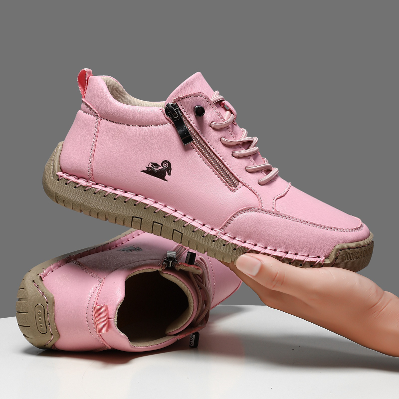 Women's Sneakers Handmade Leat - Sewing Latex avis et prix