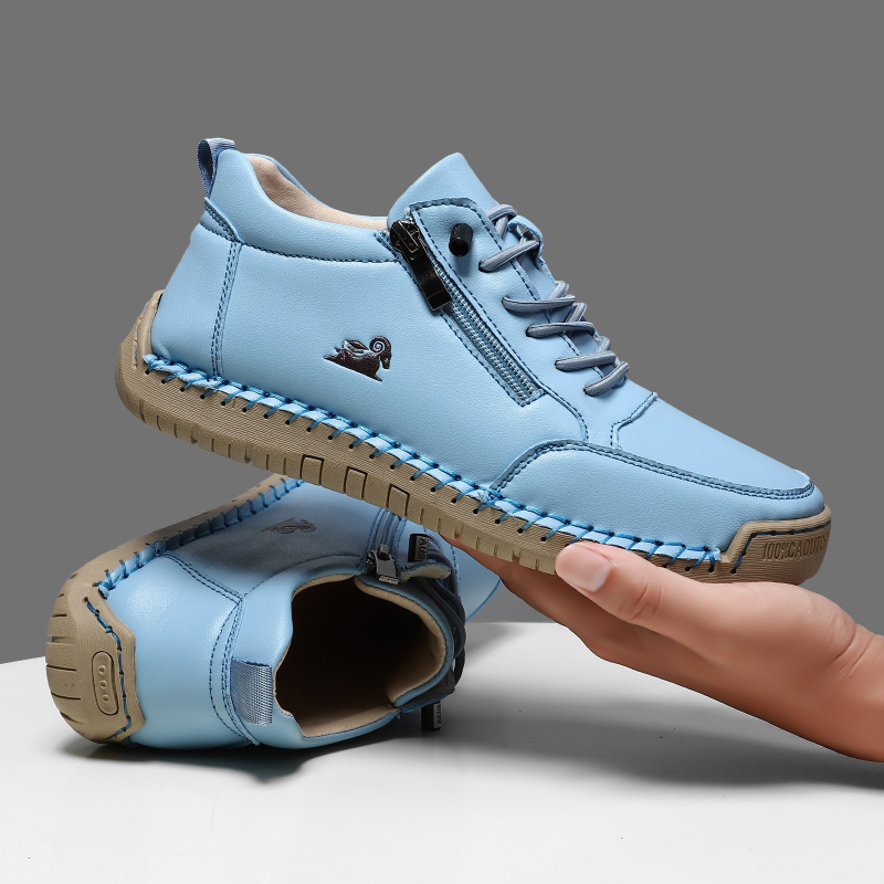 Women's Sneakers Handmade Leat - Sewing Latex avis et prix